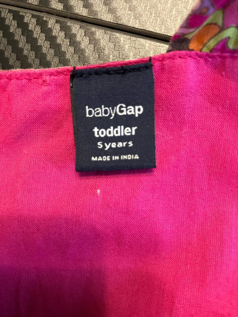 GAP Fuchsia Paisley-Print Sundress
